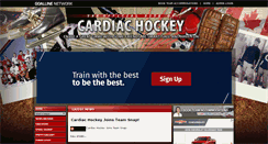 Desktop Screenshot of cardiachockey.com
