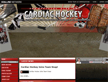 Tablet Screenshot of cardiachockey.com